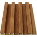 Lámina acanalada decorativa  WPC light wood 24x160x2900 mm