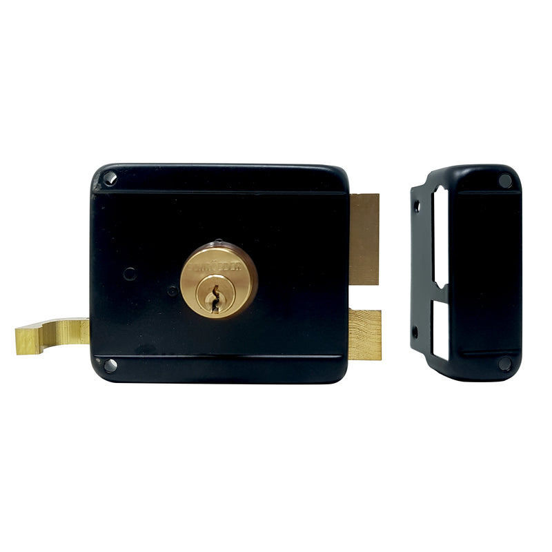 Cerradura de sobreponer para madera para lado derecho . Con 3 llaves.