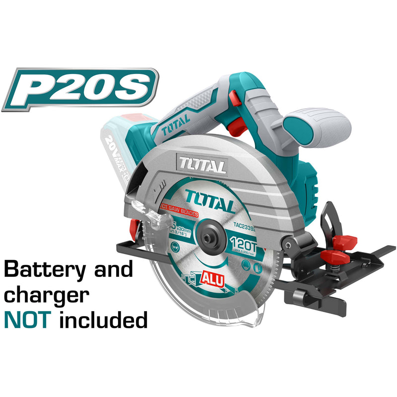 Sierra Circular Inalambrica de Batería de Litio 20V.disco 6 1/2 (no incluye bateria ni cargador)