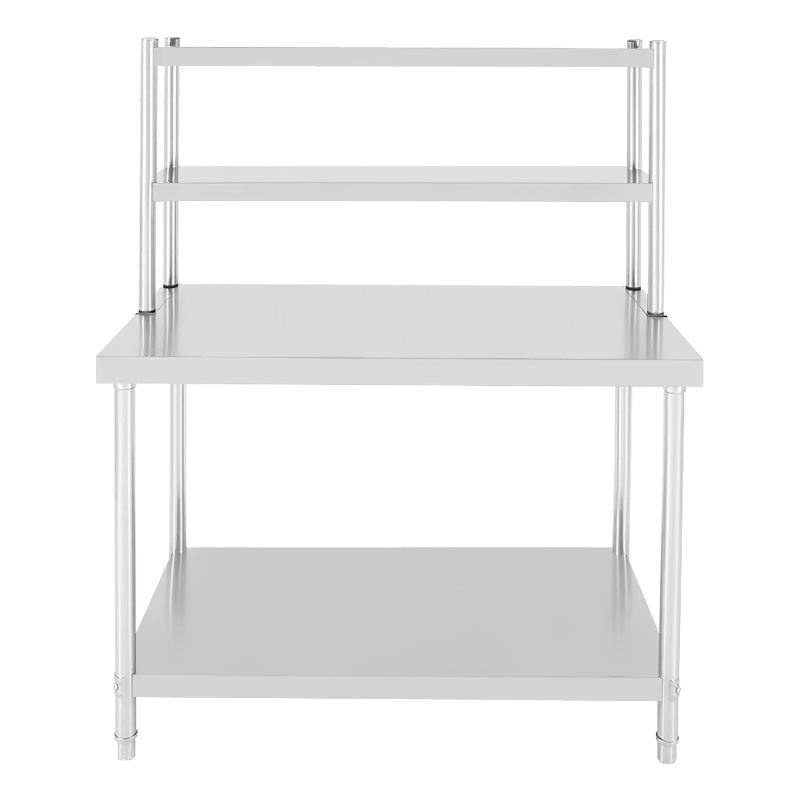 REPISA DE MESA DOBLE 1200*280*600 MM. ACERO INOXIDABLE