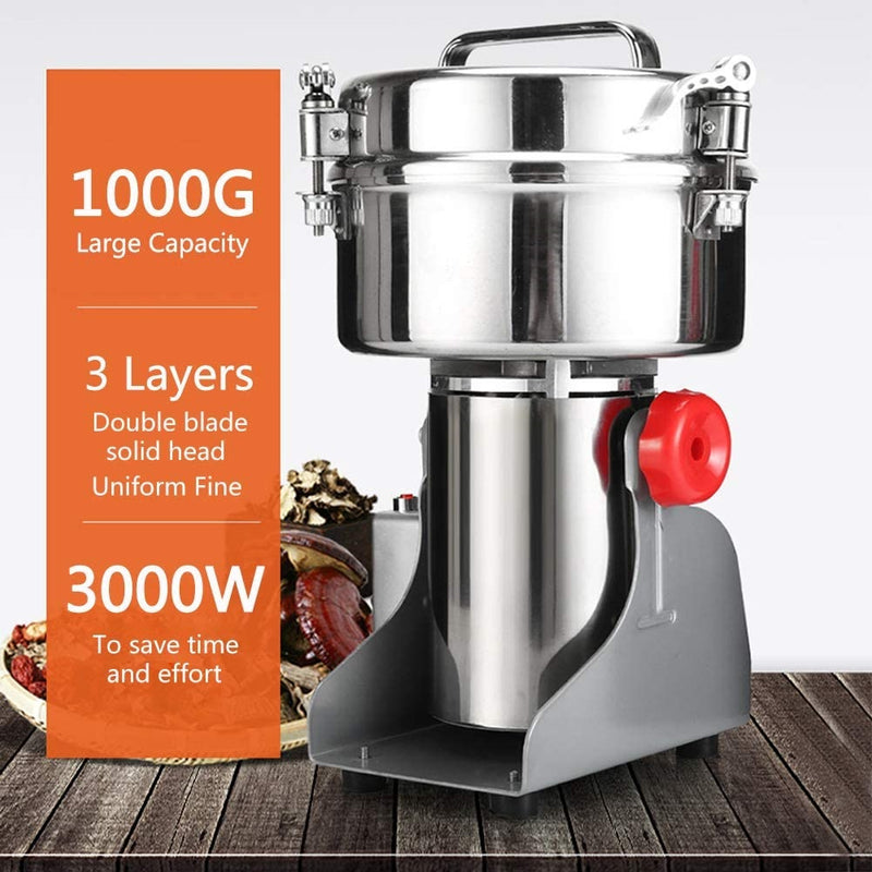 Moledor eléctrico de granos y quesos. 1000Gr