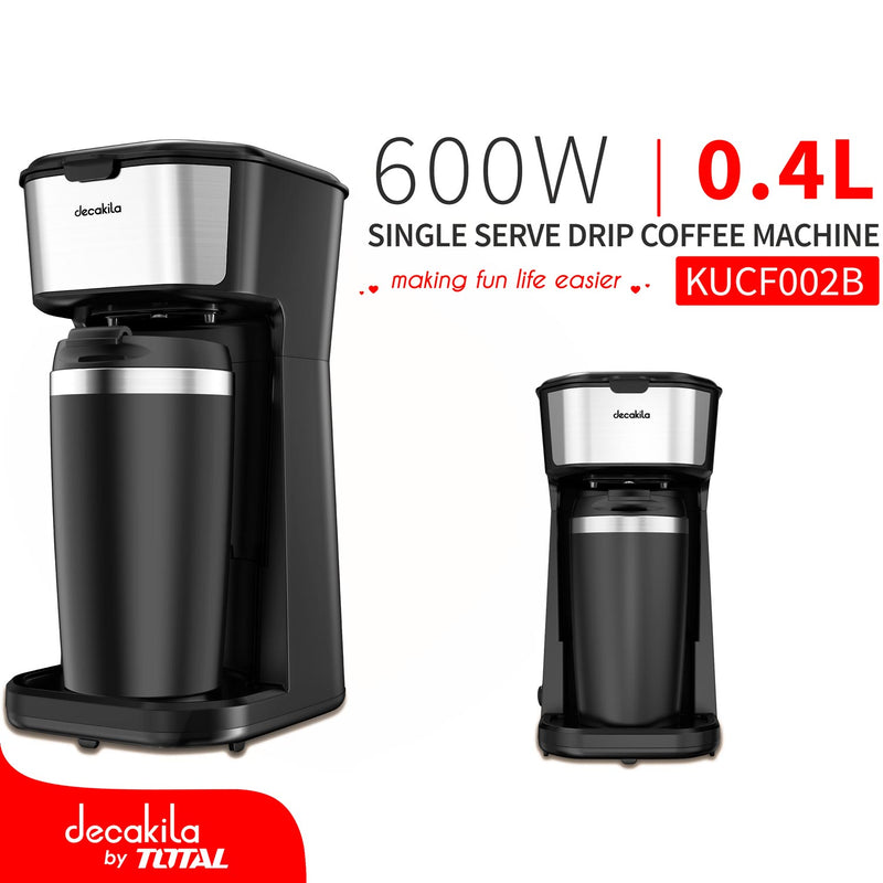 Cafetera de una sola porción 600W.