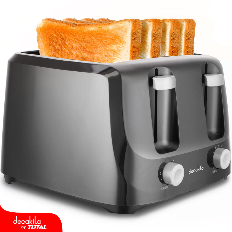 Tostadora de 4 rebanadas 1400W