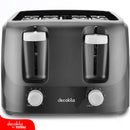 Tostadora de 4 rebanadas 1400W