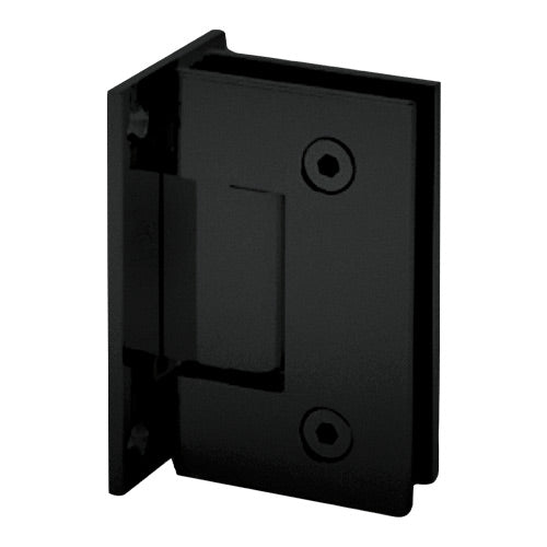 Bisagra de baño vidrio muro color negra. Bronce alta calidad.