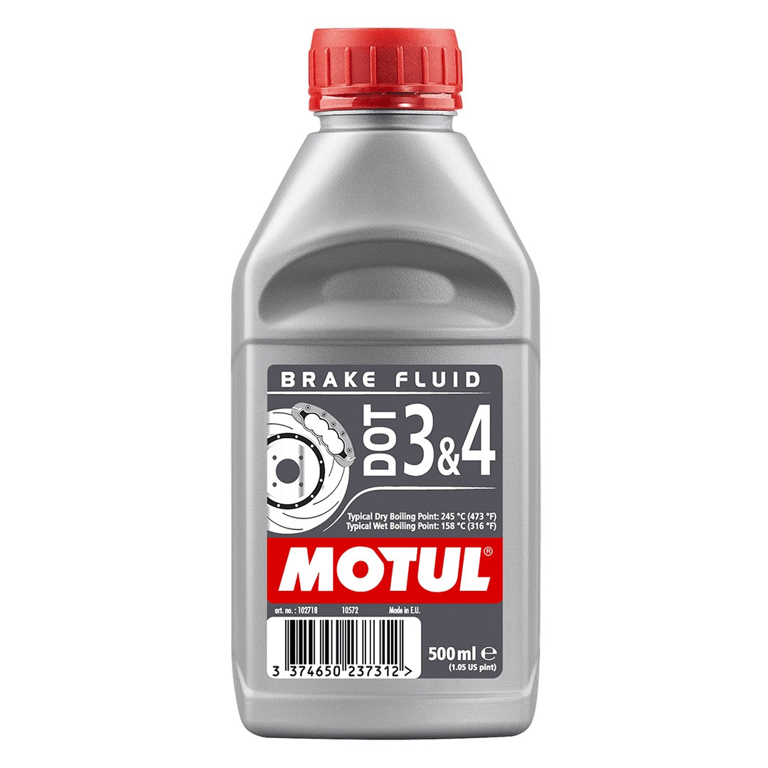 Liquido de frenos DOT 3&4 Motul. 500 ml