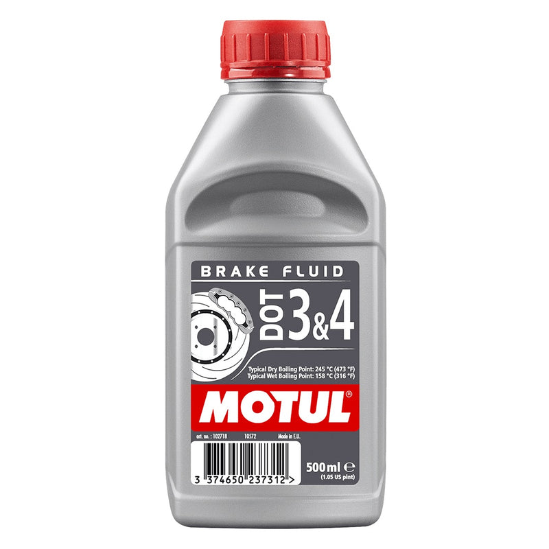 Liquido de frenos DOT 3&4 Motul. 500 ml