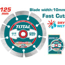 Disco de diamante 230(9")X22mm segmentado para corte en seco