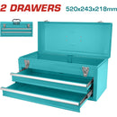 Caja herramientas metálica de 2 bandejas  520*218*243mm