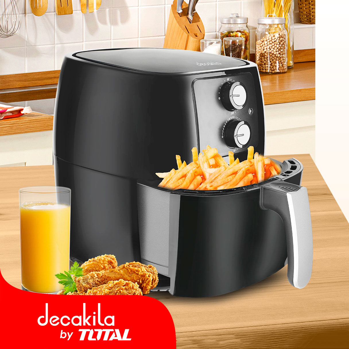 Freidora de aire 4.5L 1400W