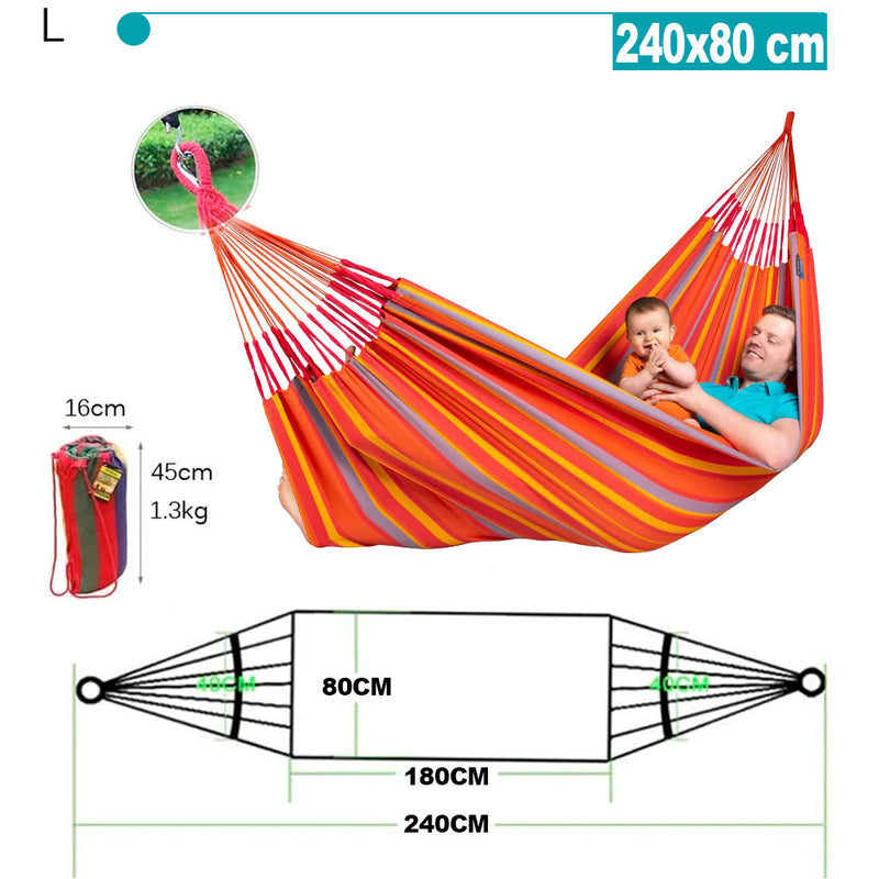 Hamaca de Tela Multicolor Económica