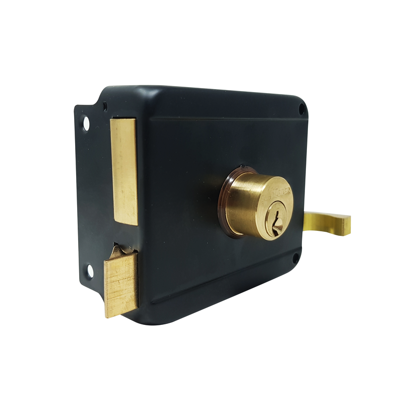 Cerradura de sobreponer para madera para lado izquierdo. Con 3 llaves.