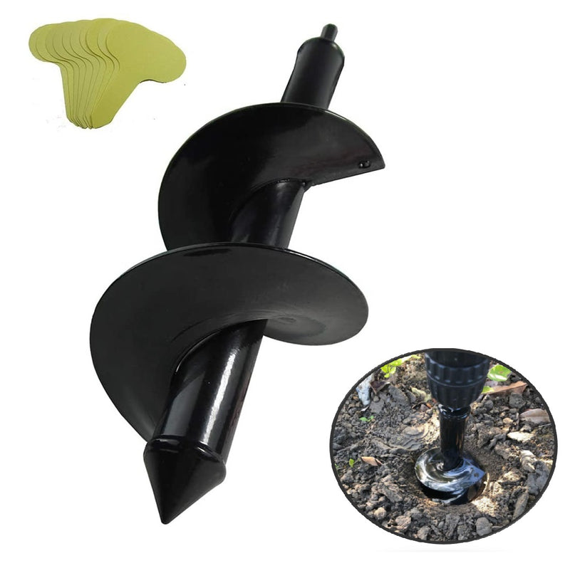 Broca para tierra ahoyadora de taladro drill en forma de espiral para agricultura. 3.5"x10" cavar huecos en la tierra