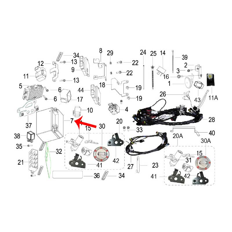 Bateria para moto DTX9-BS 12V 8Ah (ZAFFERANO250 / 302S / LEONCINO500 / TRK502X / TNT600 / 752S)