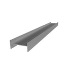 Marco H para Louver Z de32.5x15mm. Espesor 1.0 mm. Largo 5.85 mts. Acabado Anodizado Silver 15 Micro