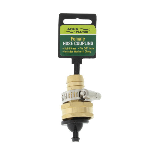 Acople hembra de 5/8" para manguera. Incluye clamp