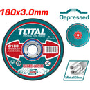 Disco De Corte Para Metal Concavo 180 Mm ( 7" )X 3.0Mm ( 1/8" )X 22.2Mm ( 7/8" )