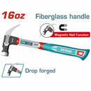 Martillo de Oreja Forjado 16oz Magnético. Acero al carbono