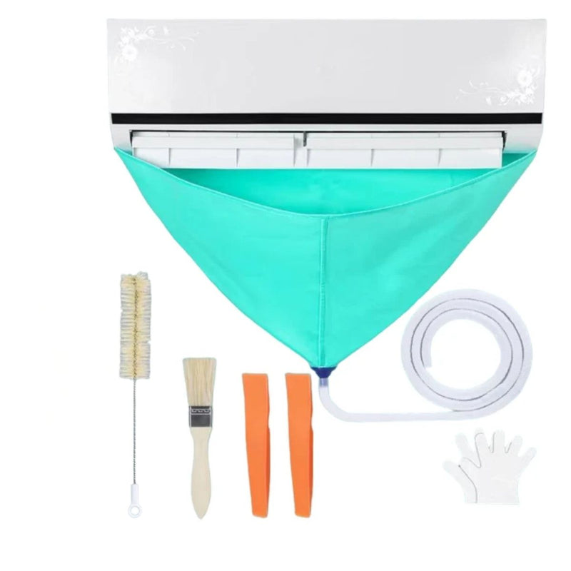 Funda Kit de mantenimiento para lavar aire acondicionado de pared. (Set de 7 pcs)