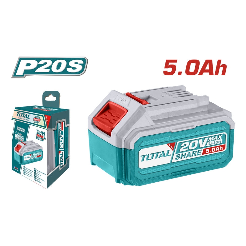 Bateria 20V Lithium-Ion 5.0 Ah. Indicador Led de carga. Compatible con multiples Herramientas.