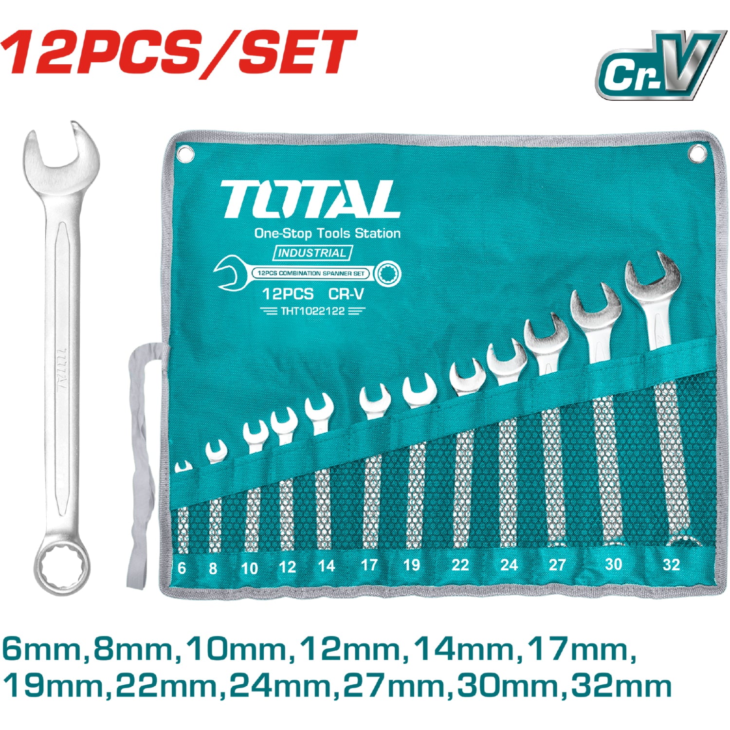 12 pza juego de llaves de combinación