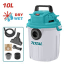 Aspiradora de Limpieza Seco o Mojado 10L. 1000W. Tanque plastico. 110V-120V~50/60Hz