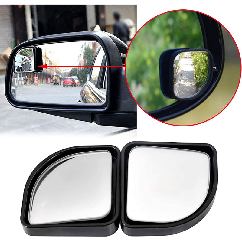 (Par) Espejos ajustable 360° con aumento para retrovisores