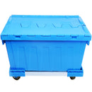 Caja logística con tapa de bisagra, Para apilar o encajar Medida externa 600Lx400Ax315H mm ( 1 una pza )