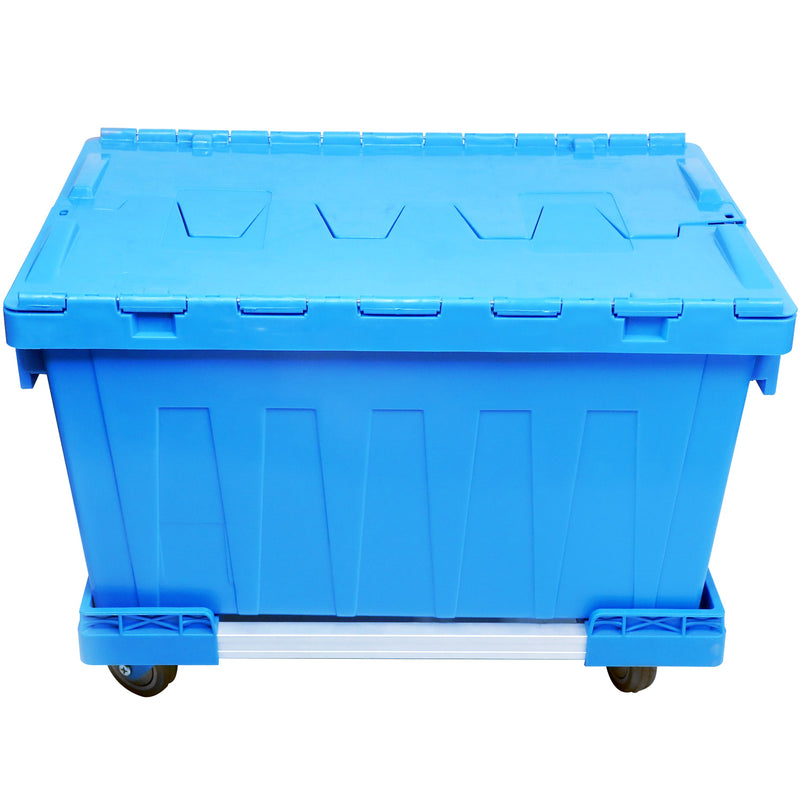 Caja logística con tapa de bisagra, Para apilar o encajar Medida externa 600Lx400Ax315H mm ( 1 una pza )