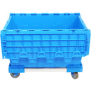 Caja logística con tapa de bisagra, Para apilar o encajar Medida externa 600Lx400Ax315H mm ( 1 una pza )