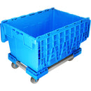 Caja logística con tapa de bisagra, Para apilar o encajar Medida externa 600Lx400Ax315H mm ( 1 una pza )