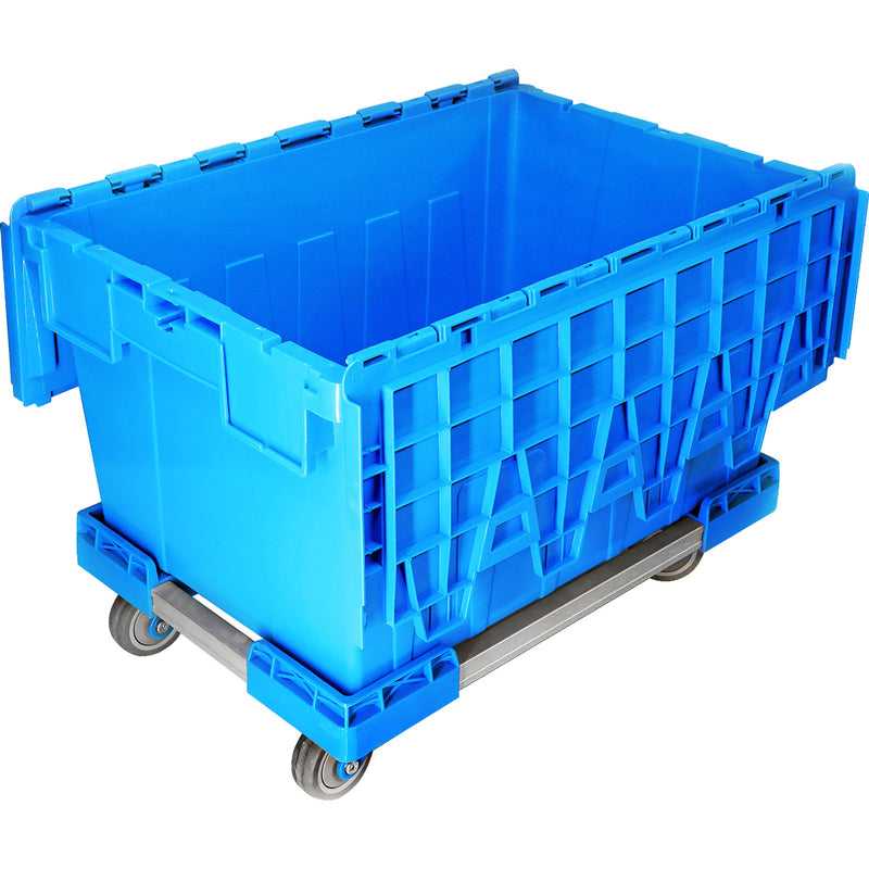 Caja logística con tapa de bisagra, Para apilar o encajar Medida externa 600Lx400Ax315H mm ( 1 una pza )