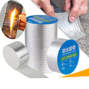 Cinta Tapagoteras de Goma de Butilo 1 mt Ancho x 10 mts Largo. Cinta autoadhesiva resistente al agua cubierta de Aluminio de alta reflectividad. Sellado Definitivo.