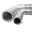 Ducto flexible de Aluminio para aire acondicionado 4" 100mm *3mts Resistente al desgaste.