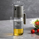 Pulverizador spray de aceite para cocinar. Dispensador 250ml (8.5 fl oz) aceitera