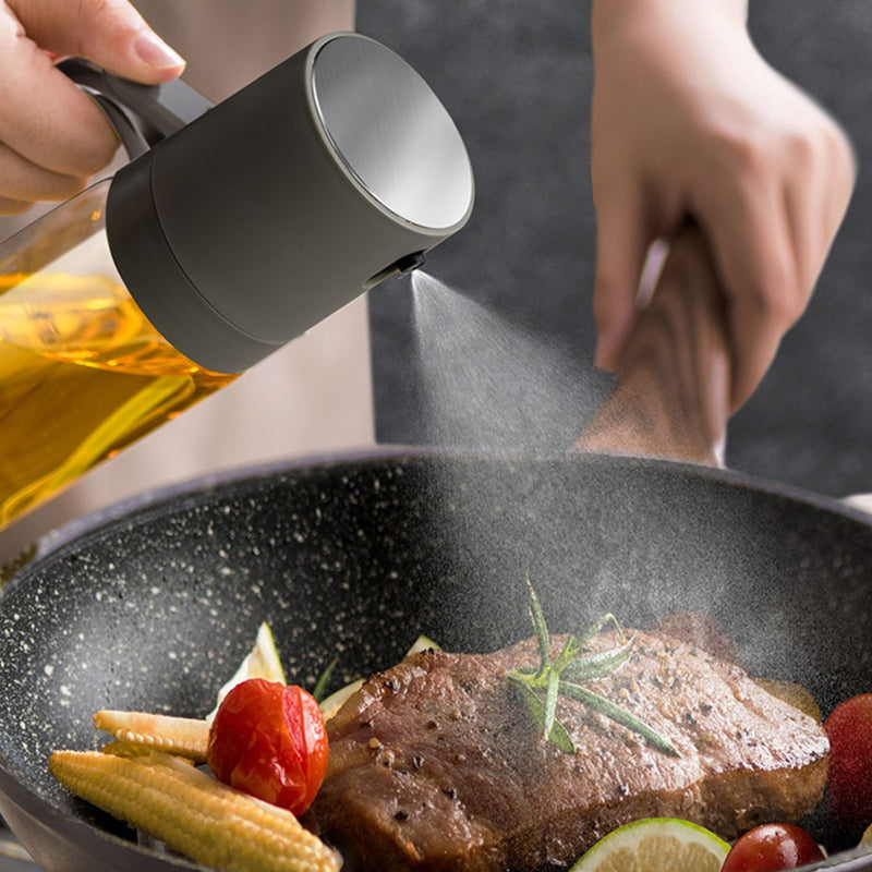 Pulverizador spray de aceite para cocinar. Dispensador 250ml (8.5 fl oz) aceitera