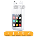 Audífonos inalámbricos con pantalla táctil. Auriculares y power bank de 8000mAh. Funciona para escuchar música y cargar el celular.