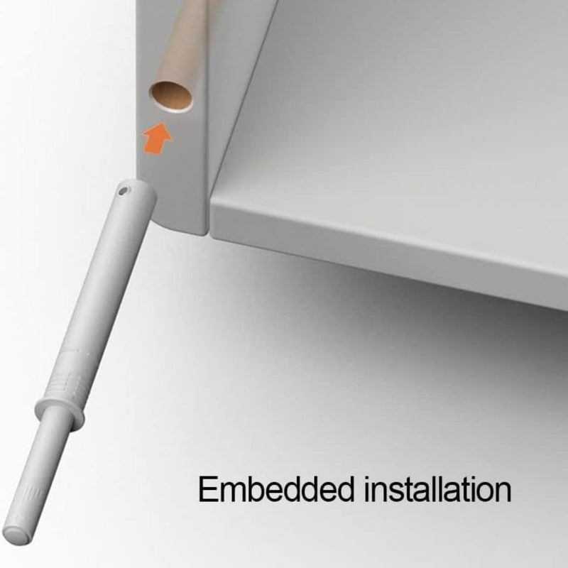 Amortiguador de Puertas con Imán. Color gris. Tope de Cierre suave y Silencioso.