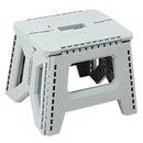 Taburete plegable. Escaloncito banquito con agarre. Antideslizante. Color gris.