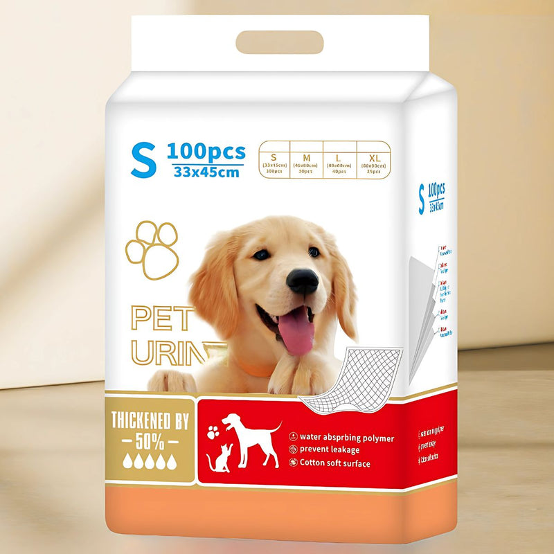 Pads De Entrenamiento Desechables Para Perros Mascotas 33Cm X 45Cm. (Pack De 100 Unidades)