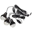 Reflector solar LED portátil con bombillos 30W. Estación de energía solar multifuncional. Power bank con batería de respaldo.