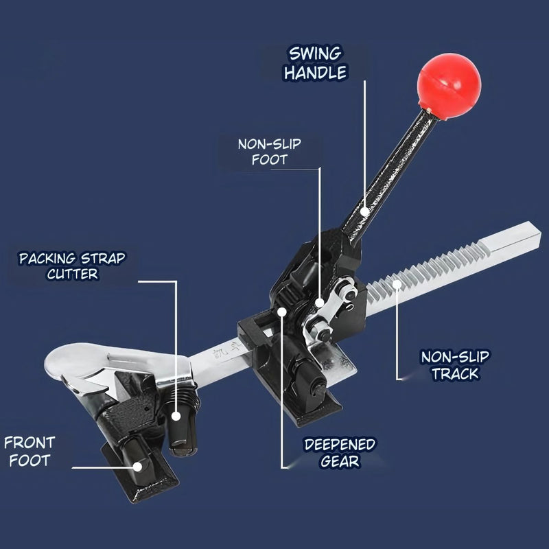 Flejadora Máquina Manual para Fleje de Plástico PP (12-16 mm)