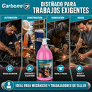 Jabón desengrasante para manos 2 litros con Partículas Exfoliantes. Especial para mecánicos, quita la grasa aceite fácilmente.