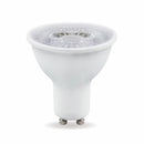 Bombillo LED MR16 GU10 Dim 7W 3000K, Luz Cálida, 660lm, Estilo Halógeno. 5x5.5cm Ajustable. Foco