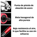 Remachadora Adaptador Para taladro Eléctrico En Acero Aleado. Conversor De Remache Tipo Pistola Con Eje Hexagonal. Incluye Boquillas 2.4/3.2/4.0/4.8 mm Y 50 Remaches.