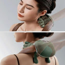 Masajeador De Cuello, Hombros Y Espalda Con Diseño Que Imita Manos Reales De 5V/10W Y Carga USB. Masajeador Cervical. Máquina De Masajes. Color Verde