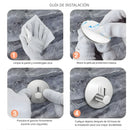 Gancho de Acero Inoxidable 304 Adhesivo 3M Redondo 4.5×4.5cm Para Baño, Cocina y Múltiples Espacios. Gancho Para Guindar.