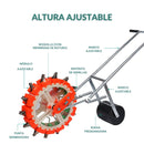 Sembradora Manual de Granos De 10 Salidas. Máquina de Siembra Ajustable para Maíz, Soya, Maní y Hortalizas, Distancia, Profundidad y Cantidad de Semillas Regulable