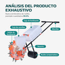 Sembradora abonadora Manual de Granos De 7 Salidas con Fertilizador Integrado, Dosificador Ajustable para Hortalizas, Maíz y Semillas Pequeñas