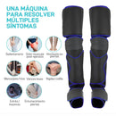 Masajeador de Piernas con Compresión de Aire y Calor, 6 Modos y 3 Niveles de Intensidad, Alivio de Fatiga y Circulación para Pantorrillas y Rodillas recuperacion Presoterapia